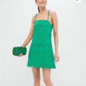 NWT Hyacinth House green eyelet sundress  size S